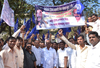 RPI HAWKER'S MORCHA AT SAMTA NAGAR POLICE STATION KANDIVALI (E).