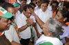 176-Bandra(E) Assembly Constituency Congress-NCP Candidate Narayanrao Rane Rally at Gyaneshwar Nagar Bandra.