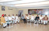 MRCC President Sanjay Nirupam & AICC Gen. Secretary Gurdas Kamat During Mumbai Congress Meeting At Rajiv Gandhi Bhavan Aazad Maidan.