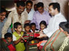 SWABHIMAN SANGHATNA PRESIDENT NITESH NARAYANRAO RANE BIRTHDAY CELEBRATION IN MUMBAI AT BANDRA.