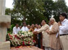 BJP.LEADERS AT AUGUST KRANTI MAIDAN PAYING TRIBUTE TO KRANTIVEER"S. BJP.LEADERS AT AUGUST KRANTI MAIDAN PAYING TRIBUTE TO KRANTIVEER"S.