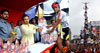SWABHIMAAN SANGHATANA PRESIDENT NITESH NARAYANRAO RANE DURING GOVINDA FESTIVAL IN MUMBAI.
