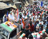 176-Bandra(E) Assembly Constituency Congress-NCP Candidate Narayanrao Rane Rally at Gyaneshwar Nagar Bandra. 176-Bandra(E) Assembly Constituency Congress-NCP Candidate Narayanrao Rane Rally at Gyaneshwar Nagar Bandra.