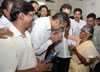 MP & Union Minister Milind Deora & MP.Murli Deora During Karm 82th Eye Camp At Kala Chowki. MP & Union Minister Milind Deora & MP.Murli Deora During Karm 82th Eye Camp At Kala Chowki.