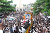 TRIBUTE TO UNION MINISTER & EX.CHIEF MINISTER VILASRAO DESHMUKH ON HIS FUNERAL AT LATUR.