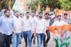 Mumbai Youth Congress Workers Protest at Powai Karnataka MLA'S Issue.