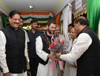 CONGRESS VICE PRESIDENT & YOUTH LEADER RAHUL GANDHI IN MUMBAI AT TILAK BHAVAN DADAR.