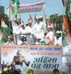 TRIBUTE TO FATHER OF NATION MAHATMA GANDHI & LATE PRIME MINISTER LALBHADUR SHASTRI ON THEIR BIRTH ANNIVERSARY BY MPCC SEWADAL IN MUMBAI.
