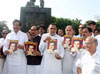 ON 68TH BIRTH ANNIVERSARY OF " BHARAT RATNA" LATE PRIME MINISTER RAJIVJI GANDHI IN MUMBAI.