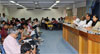 The Minister of State for Environment and Forests (Independent Charge), Shri Jairam Ramesh addressing the media, in New Delhi.The Minister for Civil Aviation, Shri Praful Patel and the Chief Minister of Maharashtra, Shri Prithviraj Chavan are also seen.
