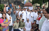 Opposition Leader MLA Radhakrishna Vikhe Patil visit the site of Collapsed Building at Thane & Thakurli.