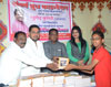 Free Note Book Distribution for School Childrens by Sangharsh Youth Foundation.