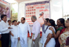 Opposition Leader MLA Radhakrishna Vikhe Patil Police Wives on Agitation & JAGO at Azad Maidan.