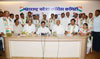 MPCC President & Ex.CM Ashokrao Chavan & Opposition Leader Radhakrishna Vikhe Patil at Gandhi Bhavan.