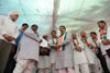 Newly Appointed MRCC President Sanjay Nirupam Take Charge at Azad Maidan. Newly Appointed MRCC President Sanjay Nirupam Take Charge at Azad Maidan.