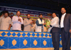 RPI PRESIDENT RAMDAS ATHWALE FELICITATED BY PADMASHREE 1MILIND KAMBLE,KALPANA SAROJ & 1st CLASS PASS CA STUDENT IN INDIA PREMA JAYAKUMAR AT BORIVALI PRABODHANKAR HALL.