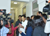 MPCC President & MP Ashokrao Chavan During Press Conference at Chheda Sadan Near Eros Cinema. MPCC President & MP Ashokrao Chavan During Press Conference at Chheda Sadan Near Eros Cinema.