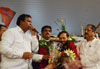 BJP Leader's & Union Minister's Gopinath Munde, Prakash Javadekar welcomed at Mumbai Airport.