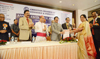 Social Worker Janet D'souza Felicitated by Hon'ble Governor Vidhya Sagar Rao at Kohinoor Hotel Andheri.