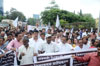 All Party Protest at GVK Andheri Airport.