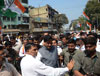 CHIEF MINISTER PRITHVIRAJ CHAVAN & UNION STATE MINISTER MILIND DEORA ROAD SHOW CONGRESS-NCP & PRP CANDIDATE WARD.NO 223,222,220 AT PAYDHUNI ON OCCASION MUMBAI CONGRESS PRESIDENT KRIPASHANKAR SINGH,MLA AMIN PATEL.