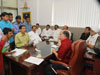 UNION MINSTER OF STATE HOME & TELE COMMUNICATIONS AND IT SHRI.GURUDAS KAMAT AT ANDHERI D.N.NAGAR OFFICE
