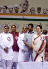 O 9, Meeting AICC members was organised at Talkatora Stadium in New Delhi. O 9, Meeting AICC members was organised at Talkatora Stadium in New Delhi.