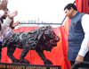 "Make in India Engineering Lion" Unveiling Ceremony by Chief Minister Devendra Fadnavis at Carnac Bunder P.D'Mello Road.