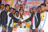 UNION MINSTER OF STATE HOME & TELE COMMUNICATIONS AND IT SHRI.GURUDAS KAMAT AT JUHU JAMNABAI GROUND.