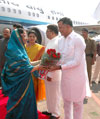 PRESIDENT SMT PRATIBHATAI PATIL IN MUMBAI . PRESIDENT SMT PRATIBHATAI PATIL IN MUMBAI .