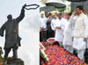 Chief Minister Prithviraj Chavan & MRCC Leader's Paying Homage To former Prime Minister Rajiv Gandhi on his Birth Anniversary in Mumbai.