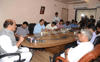 MPCC President Manikrao Thakare Press Conference at Gandhi Bhavan.
