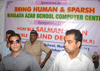 M.P.MILIND DEORA & SALMAN KHAN AT MADANPURA . M.P.MILIND DEORA & SALMAN KHAN AT MADANPURA .