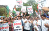 Mumbai Congress Protest Against Minister Vinod Tawade Submitted Fake Degree Qualification at Azad Maidan. Mumbai Congress Protest Against Minister Vinod Tawade Submitted Fake Degree Qualification at Azad Maidan.
