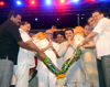 Mumbai Congress Celebrating Maharashtra Festival 2015 at Lalit Kala Bhavan Dadar.