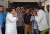 SWABHIMAN SANGHATANA PRESIDENT NITESH RANE AT MAHANANDA MILK DAIRY GOREGAON.