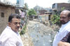 MRCC President Sanjay Nirupam & Opposition Leader Devendra (Bala) Ambekar Pre Monsoon visit to see the Cleaning of  Nala's in Mumbai.