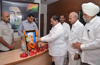 MUMBAI CONGRESS LEADER'S PAYING TRIBUTE TO LATE PRIME MINISTER OF INDIA PANDIT JAWAHARLAL NEHRU ON HIS DEATH ANNIVERSARY AT MRCC RAJIV GANDHI BHAVAN .