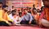 MLA Nitesh Narayanrao Rane Supports Maratha Jagar Parishad Andolan for Maratha Aarakshan.
