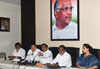 NCP Maharashtra Pradesh President Sunil Tatkare Press Conference at NCP Bhavan Nariman Point.
