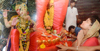 MP Poonamtai Mahajan for "Lal Baugcha Raja" Ganpati Darshan.
