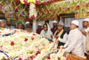 South Central Mumbai Constituency Congress Party Candidate Ex.MP Eknathrao Gaikwad at Mahim Dargha for Blessing.