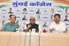 MRCC President Eknathrao Gaikwad Press Conference at Rajiv Gandhi Bhavan.