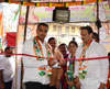 Congress Party Leader Milind Deora during Election Campaign at Mazagaon.