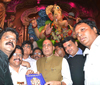 BJP LEADER RAJNATH SINGH AT LALBAUGH RAJA.