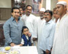 Swabhiman Sanghatana President Nitesh Narayanrao Rane on RAMZAN EID at kurla in Mumbai.