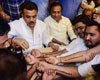 MRCC President Sanjay Nirupam Press Conference at Azad Maidan Rajiv Gandhi Bhavan. MRCC President Sanjay Nirupam Press Conference at Azad Maidan Rajiv Gandhi Bhavan.