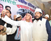 RPI Leader Social Justice & Empowerment MOS Ramdas Athawale with Son Jeet Athawale during Ramzan Roza Iftaar Party at Haj House organised by RPI Minority Dept.