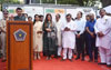 Chief Minister Devendra Fadnavis with team to Swacch Bharat Abhiyaan at CP Office Mumbai. Chief Minister Devendra Fadnavis with team to Swacch Bharat Abhiyaan at CP Office Mumbai.
