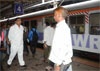 GUARDIAN MINISTER JAYANT PATIL AT W R BOMBAY CENTRAL STATION IN TRAIN. GUARDIAN MINISTER JAYANT PATIL AT W R BOMBAY CENTRAL STATION IN TRAIN.